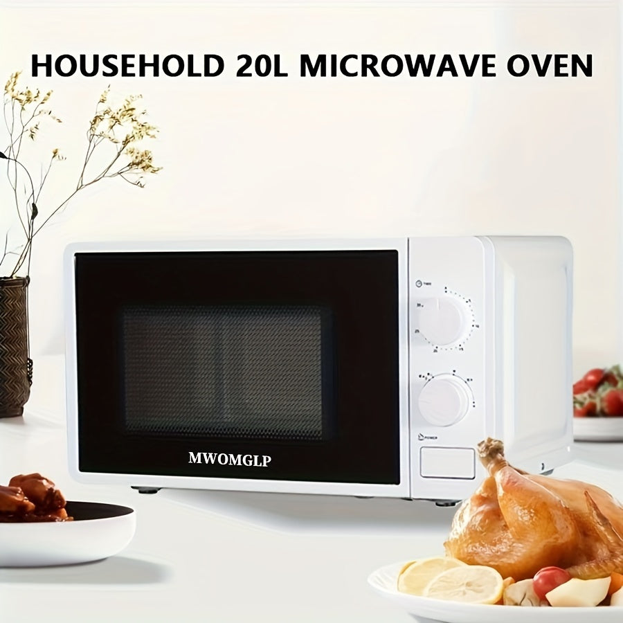 Small microwave oven 700W with knob timer for defrosting food