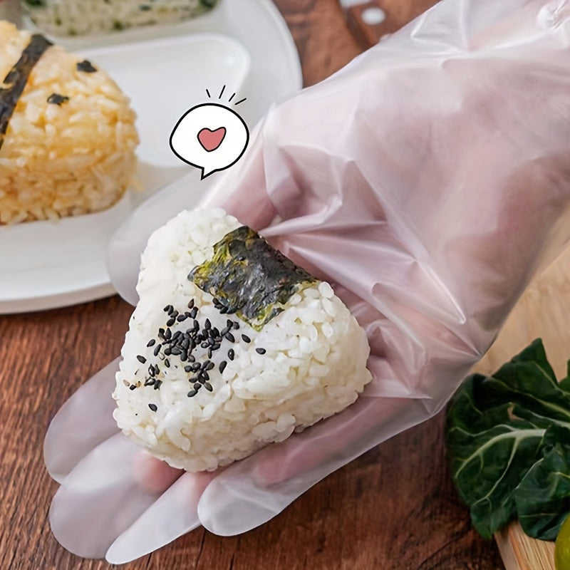 Triangle Sushi Mold Set with 6 Pieces and Oil Brush for Onigiri and Bento