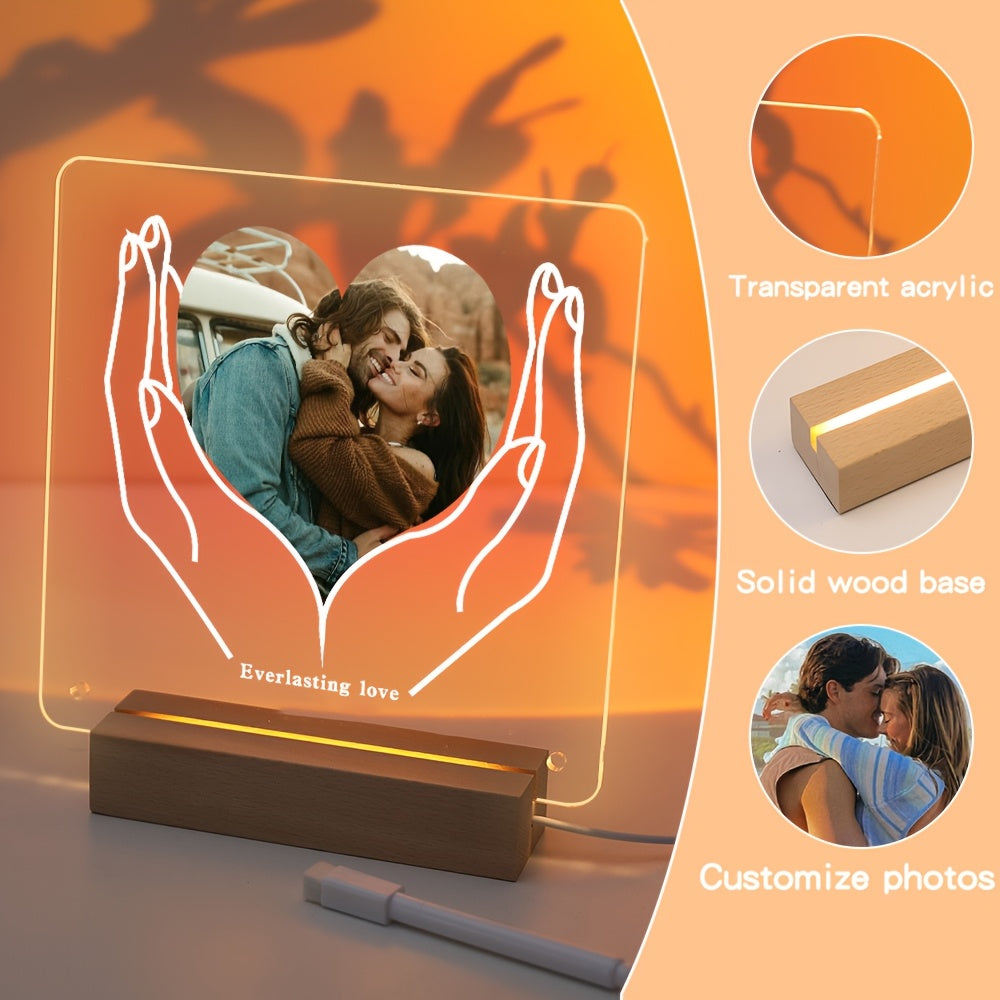 Customized Acrylic Photo Frame for Pets Family and Loved Ones Gift