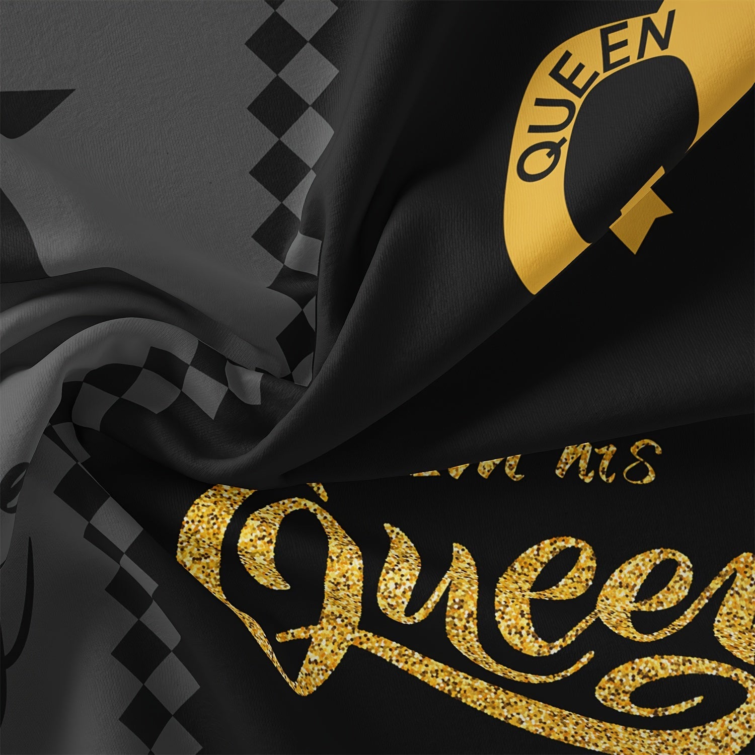 Valentine's Day Crown Duvet Cover Set Queen King 3 Piece Soft Polyester Breathable