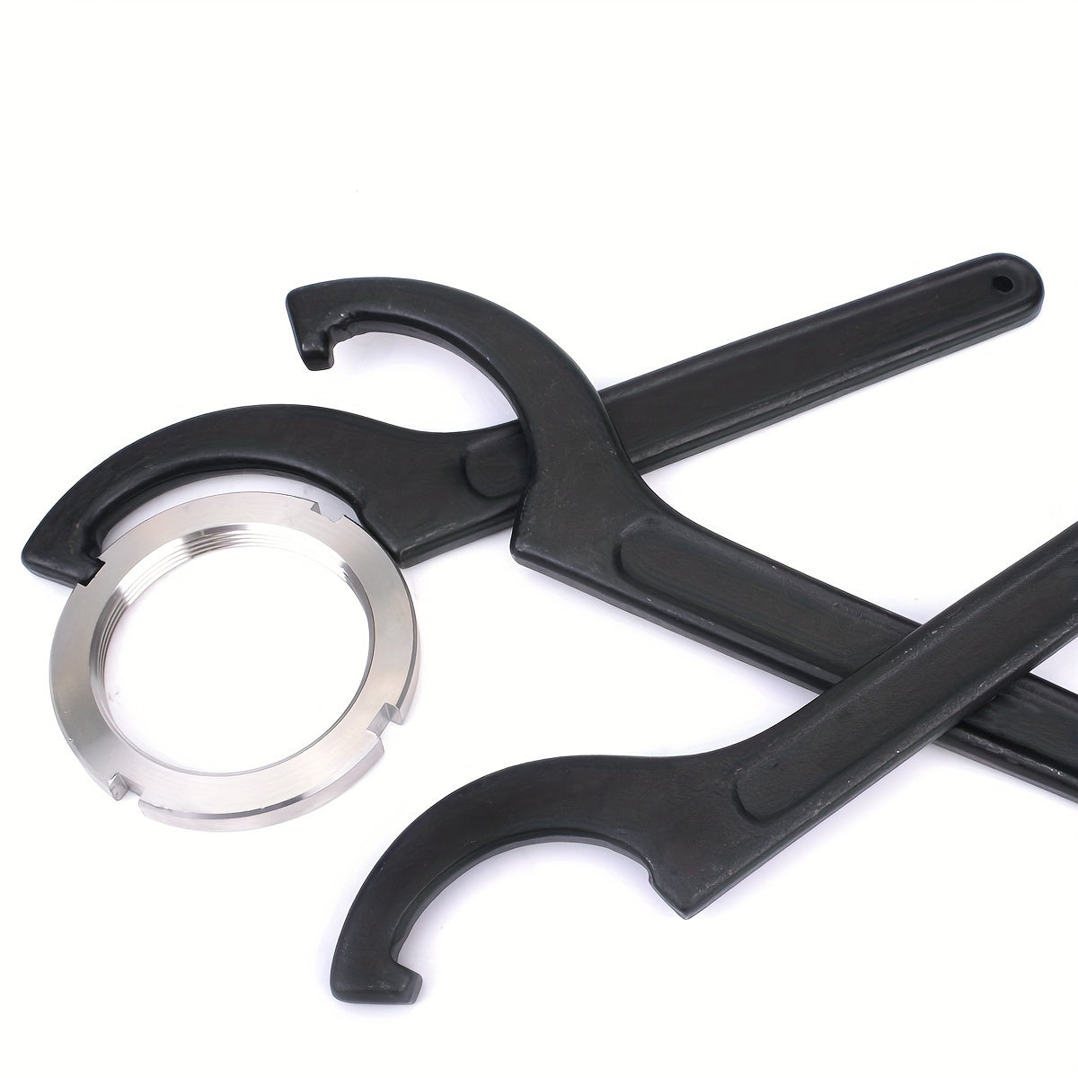 Llave de gancho para amortiguador de motocicleta universal, curva, 45-52mm