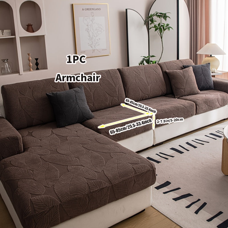 Растяжимый жаккардовый чехол для дивана на все сезоны, моющийся, противоскользящий, подходит для гостиной и офиса