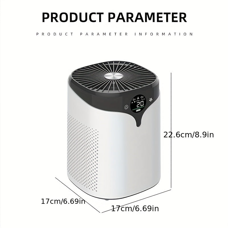 Rechargeable Smoke Air Purifier for Whole House with USB Data Cable
