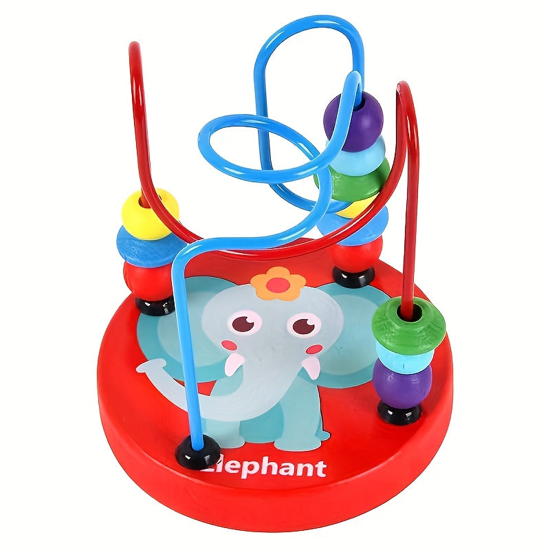 Wooden Parrot Puzzle Toy for Birds Enrichment Mental Stimulation Entertainment