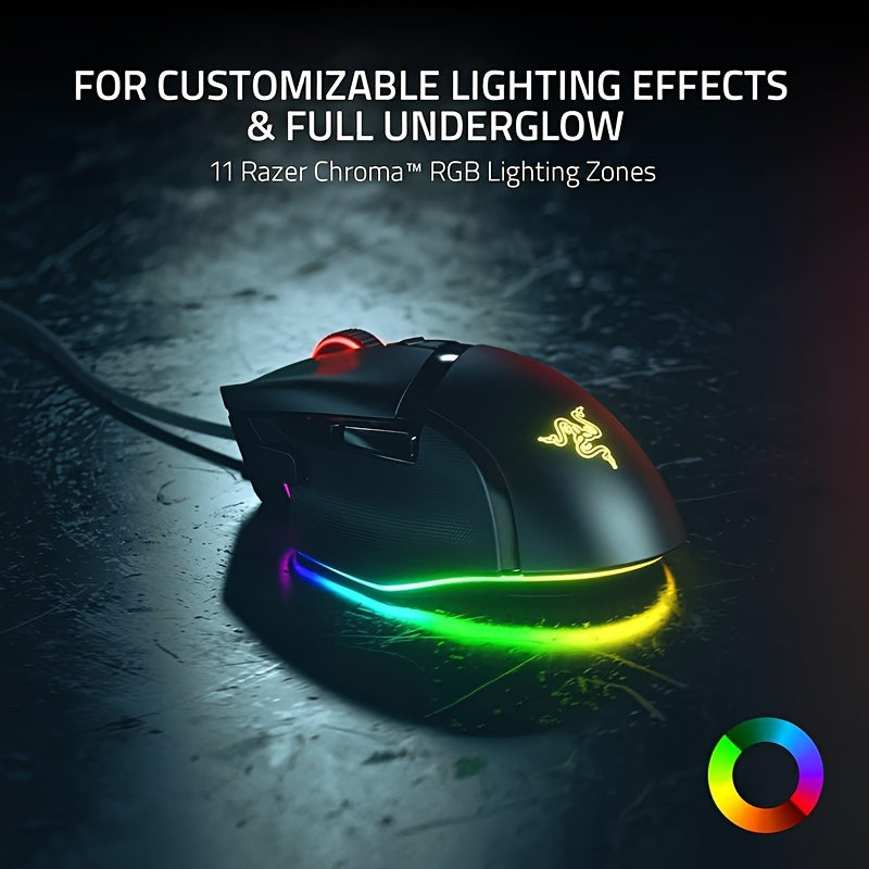 Gaming Mouse Razer Basilisk V3 Optical 26K DPI 11 Programmable Buttons RGB Lighting