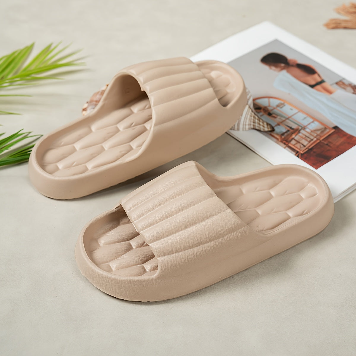 Обувь для дома и улицы унисекс EVA шлепанцы противоскользящие моющиеся