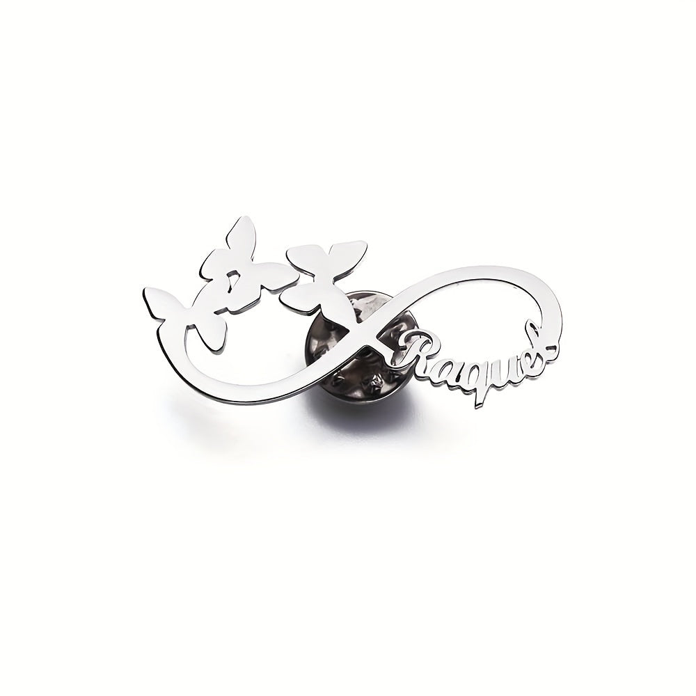 Butterfly Infinity Necklace for Women Silver Pendant Jewelry for Daily Wear and Gifts