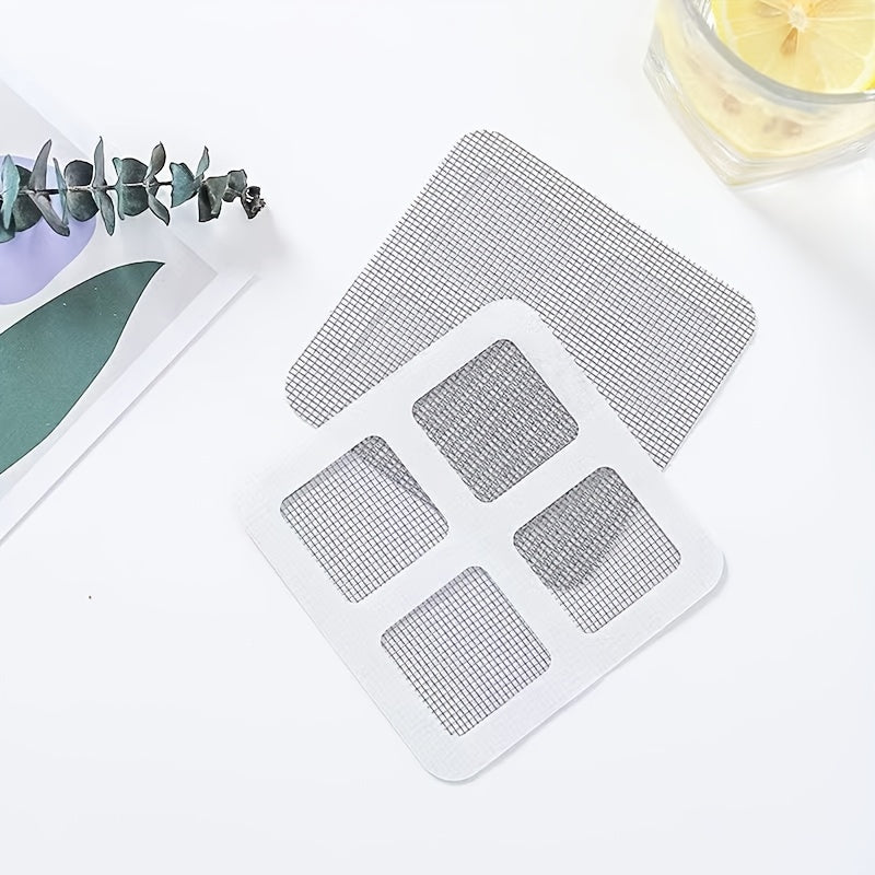 6 cintas adhesivas para reparación de pantallas de ventana de 3.94x3.94 pulgadas para parchear agujeros