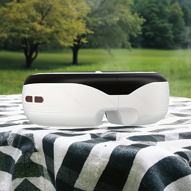 Portable Eye Massager with Vibration Heating Rechargeable Battery for Men Women