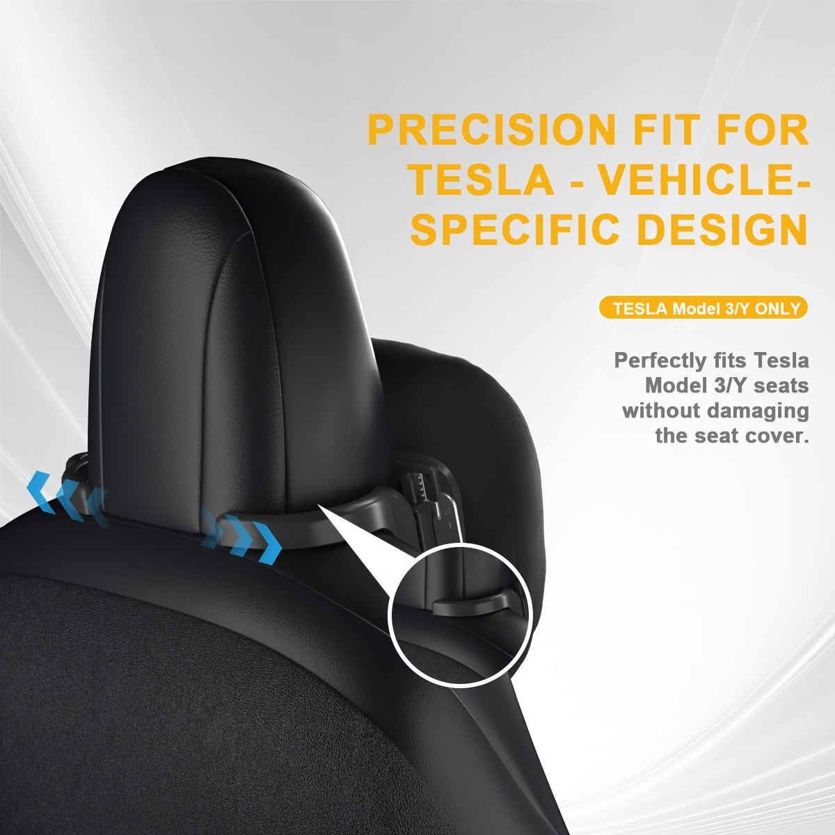 Car Neck Pillow for Men Women Ergonomic Adjustable Travel Headrest Support