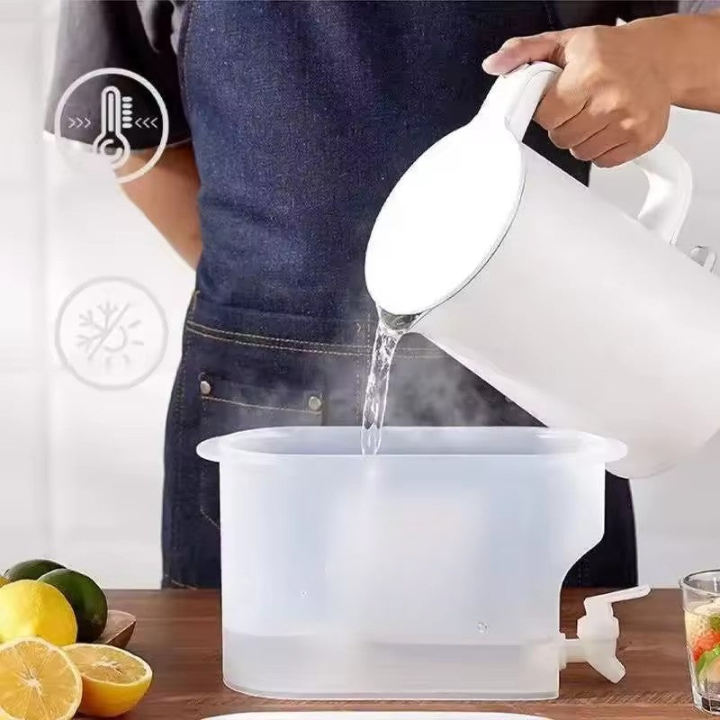 Large Capacity Refrigerator Water Dispenser with Spigot Tap, No Electricity