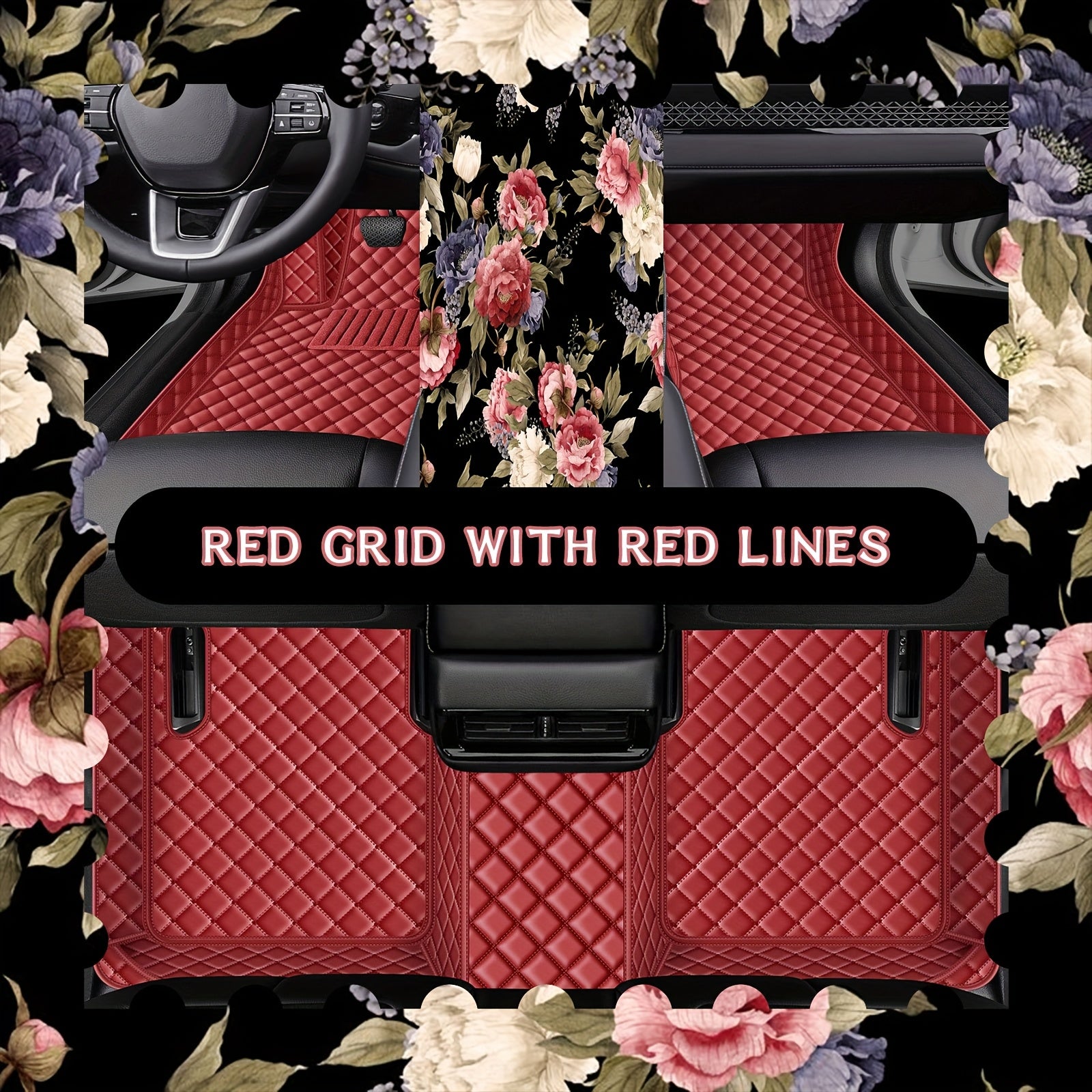 Avtomobil podrokkalari, sirpanishga qarshi, to'liq qamrovli, bardoshli, oson tozalash uchun