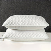 Lightweight Quilted Pillow Protector for All Seasons Latex Pillow Cover
