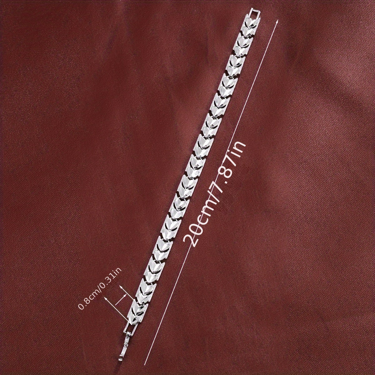 Girls Heart Bracelet with Middle Eastern-Inspired Design and Tempered Style