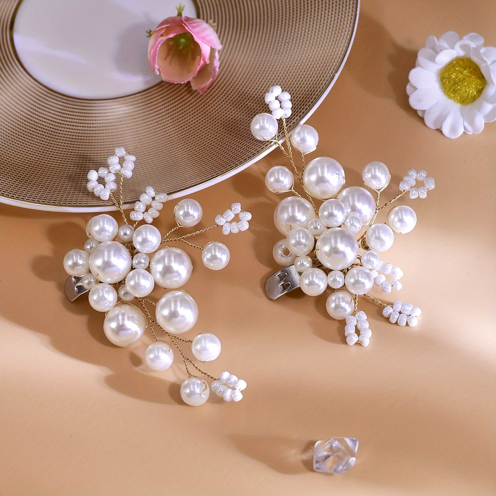 Women's Wedding Shoes Beads Jewelry Decoration Removable Buckle