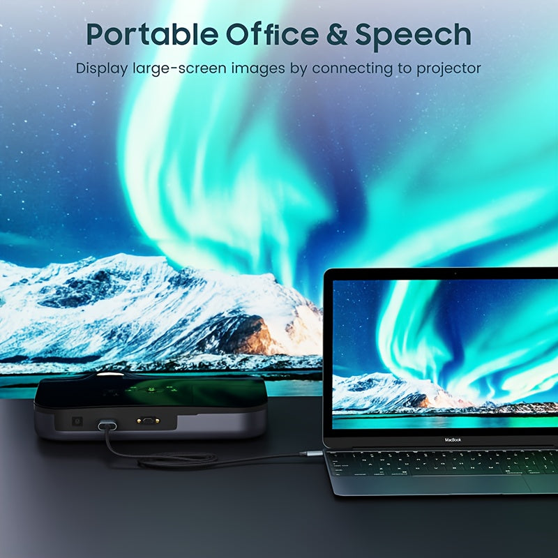 4K USB-C to HDMI Cable for MacBook Galaxy iPad Thunderbolt 3/4 Compatible