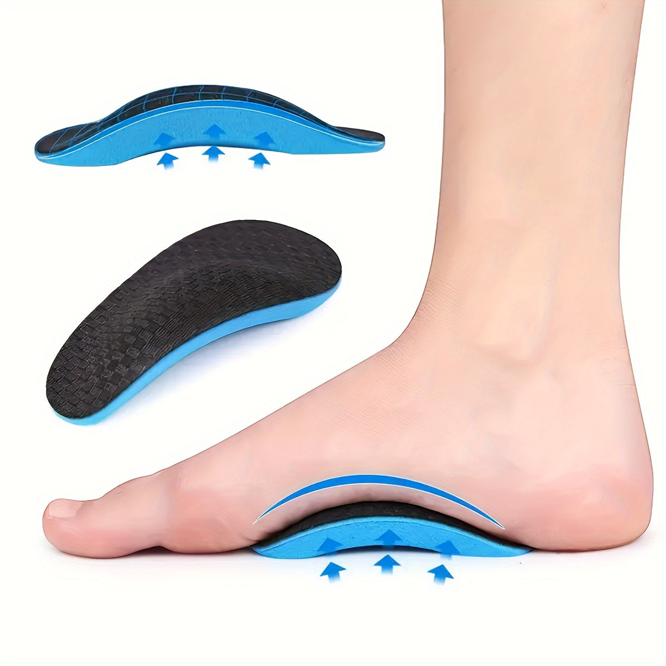 Unisex Arch Support Insoles Orthotic Inserts for Comfort Pain Relief