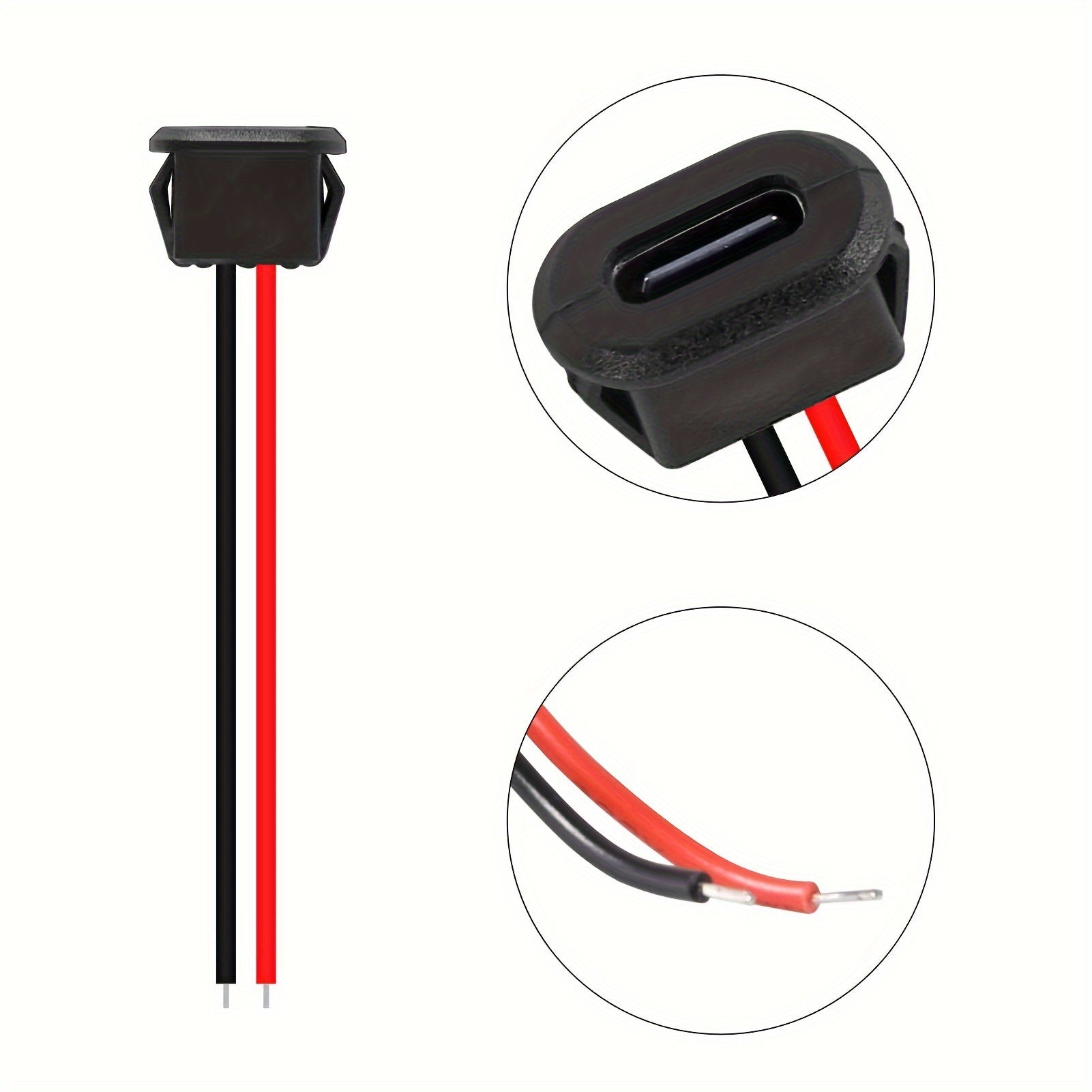 5/10 шт. разъем Type-C Female USB, женский разъем, адаптер для быстрой зарядки