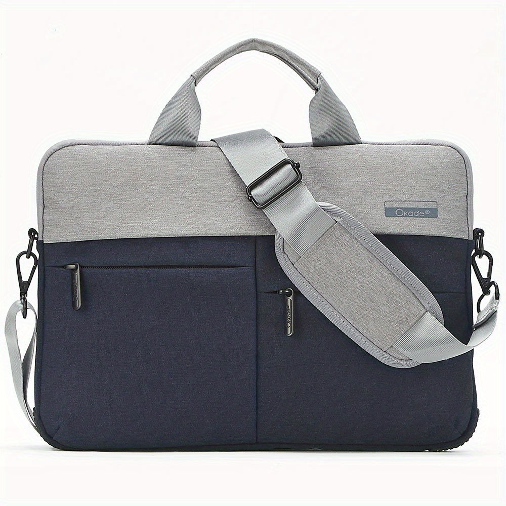 Suv o'tkazmaydigan, shokga chidamli noutbuk sumkasi, rezina burchak yostiqlari bilan, minimalistik uslub, biznes, maktab, sayohat uchun, kulrang, burgundy, qizil, ko'k, qora