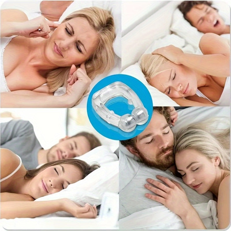 Set of 5 Anti-Snoring Nose Clips Magnetic Attraction Comfortable for Men and Women