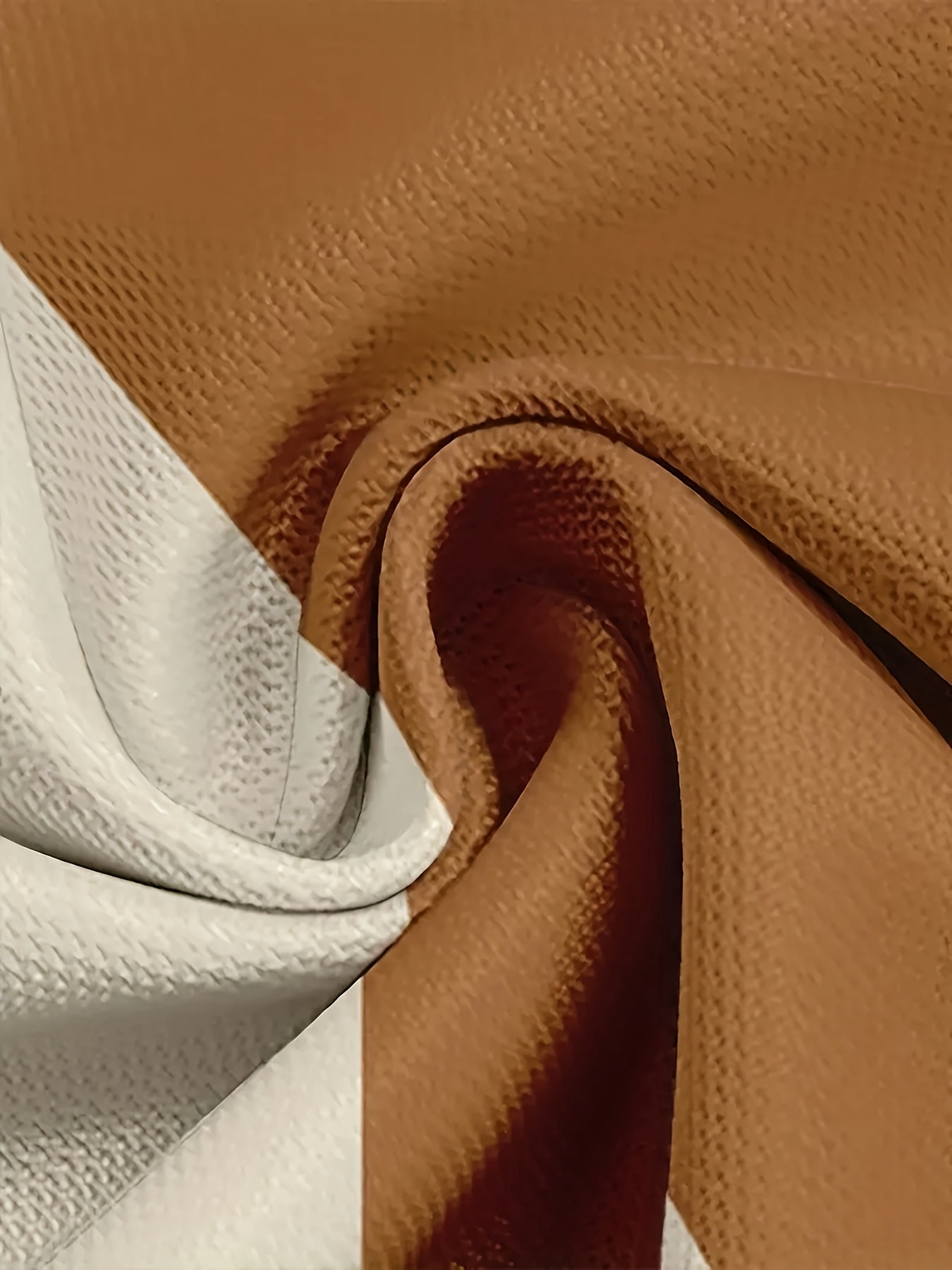 Erkaklar uchun geometrik chiziqli printli krujka yoqasi t-shirt, nafas oladigan polyester to'qima matosidan tayyorlangan, bahor/yoz ko'cha modasi uchun mos.