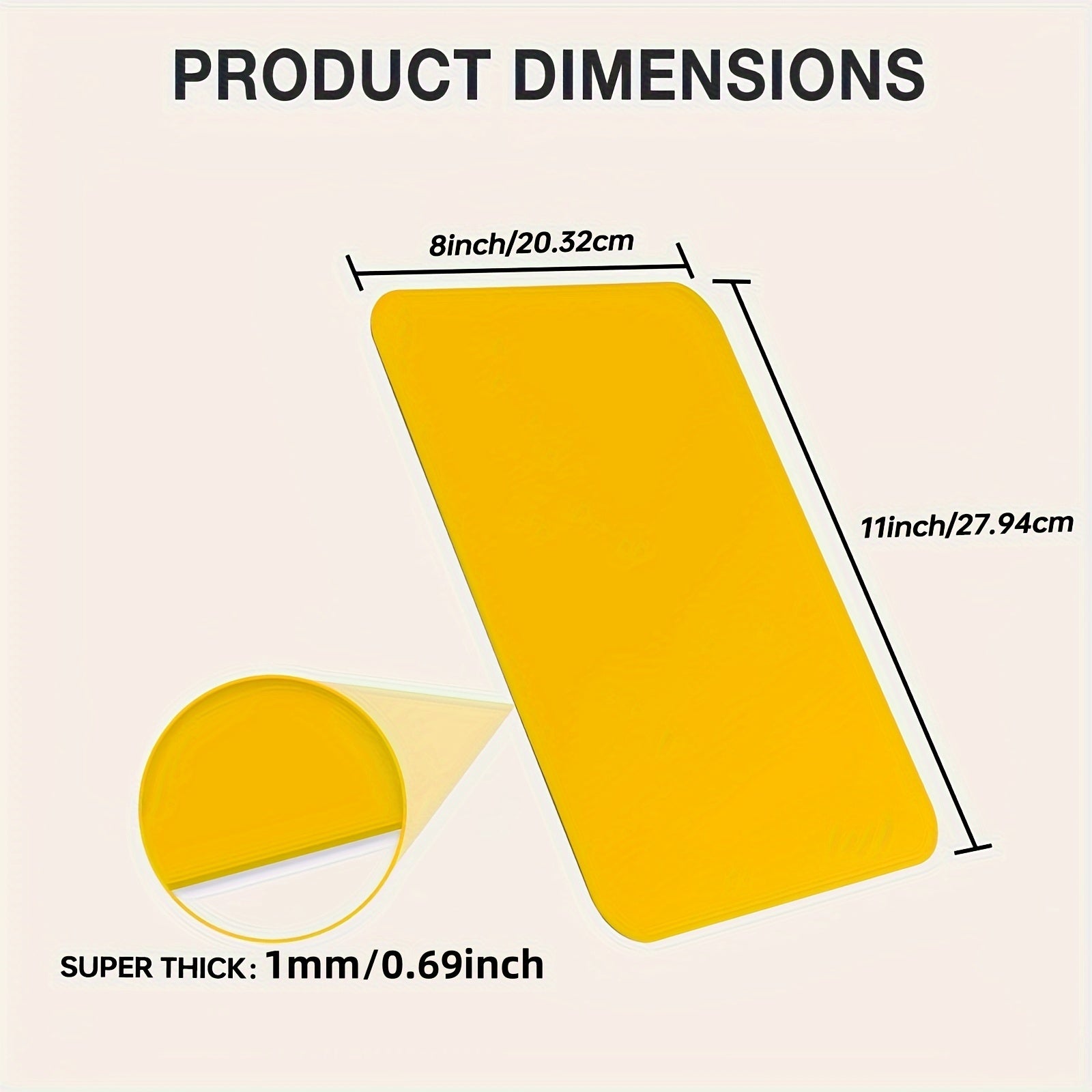 Juego de 4 tablas de cortar de plástico sin BPA para cocina, flexibles, 38.1cm x 30.48cm