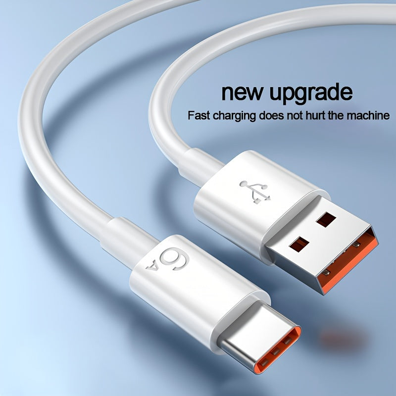 Long USB-C Fast Charging Cable for Android Phones Cameras Printers 10ft