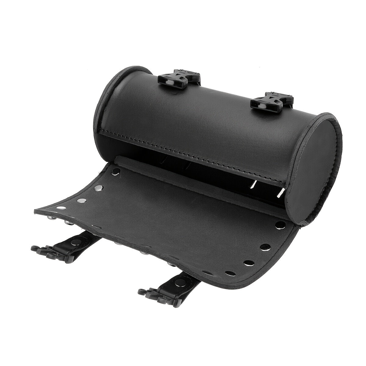 Motorcycle Rear Seat Bag Waterproof PU Leather Tail Pack Side Bag Retro Small