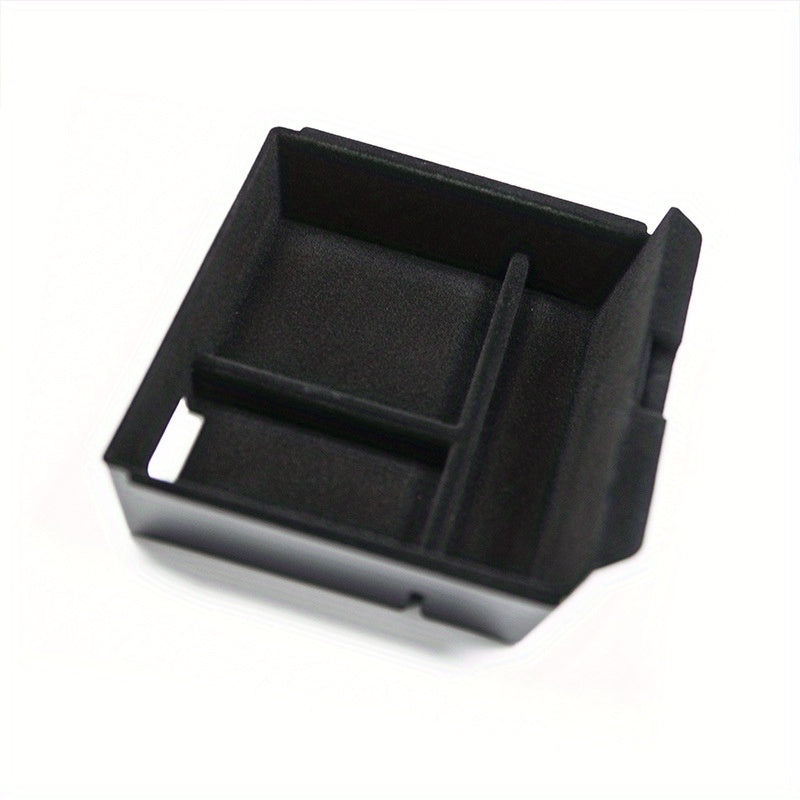 Center Console Storage Box with Flocked Interior for Tesla Model 3 and Model Y