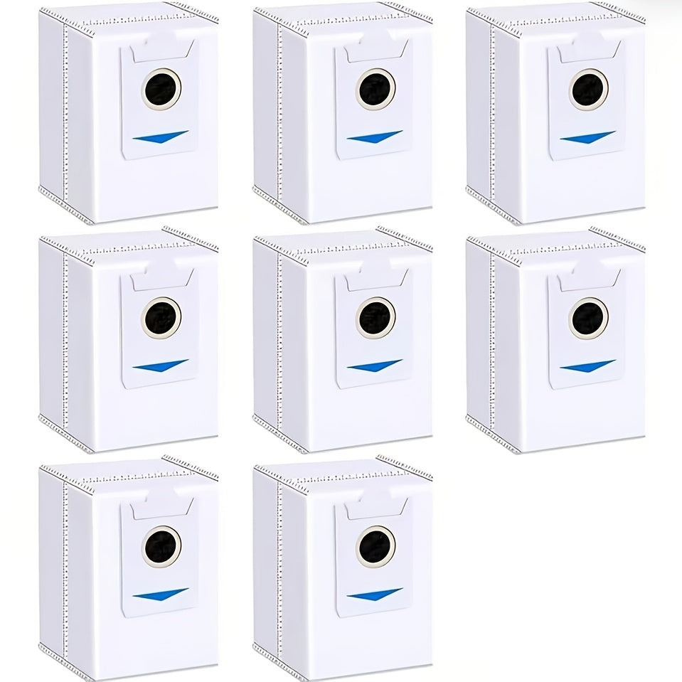 3L Katta Hajmli Antibakterial va Deodorant Xususiyatlariga ega Bir Martalik Sumkalar, Ecovacs T30S/X2/X2 Pro/X2 Omni/X5 Omni Robot Changyutgichlari uchun Mos - 8 Ta O'rnini Bosuvchi Chang Sumkasi Kiritilgan, Elektr Energiya Talab Qilmaydi