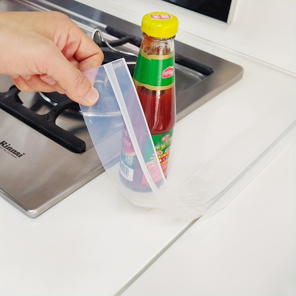 Kitchen Stove Gap Cover Set 2 Pieces Heat Resistant Seal Guards for Oven and Countertop