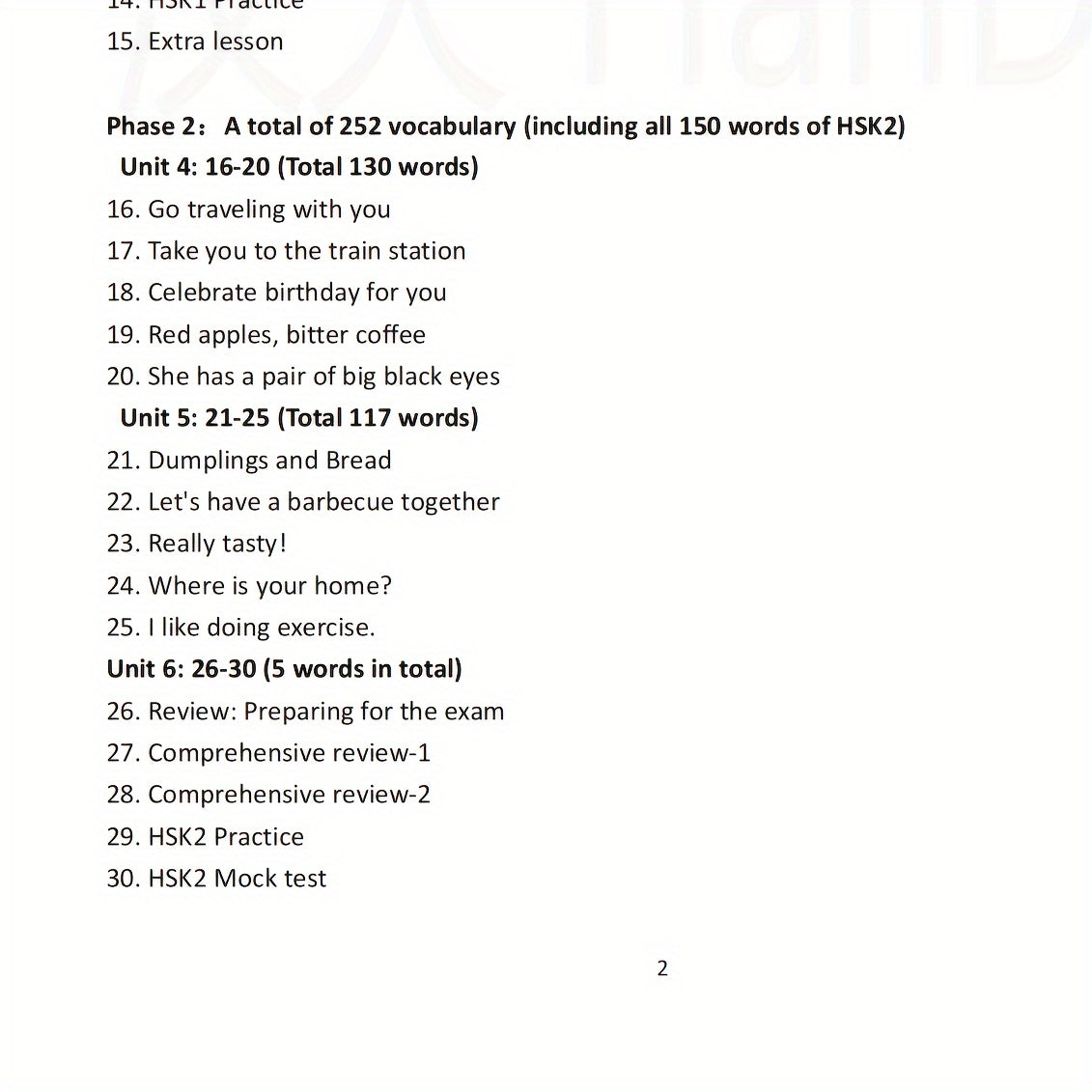 Mandarin Chinese Characters Book for HSK 1-2 Learning with Video Instruction Paperback