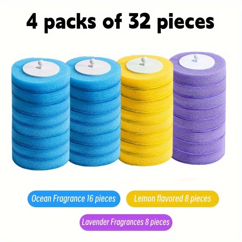 8 ta to'ldirish boshli va aromatizatsiyalangan planshetlar bilan birga foydalaniladigan bitta foydalaniladigan hojatxona cho'tkasi to'plami