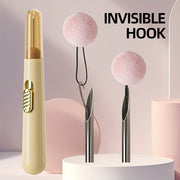 Grey Double-Sided Velvet Bedding Fasteners No-Pin Comforter Clips Non-Slip