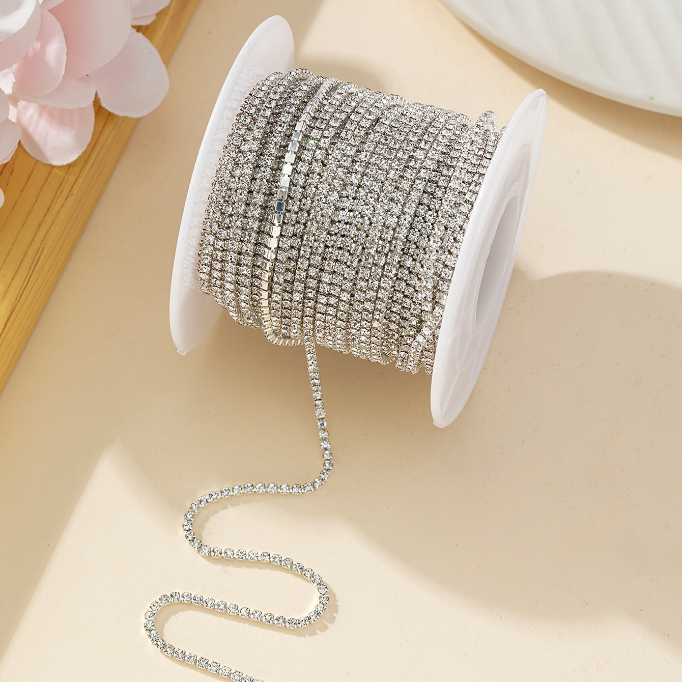 400cm Suv burg'ulash zanjiri, tirnoq san'ati uchun, super chaqnashli, professional foydalanish