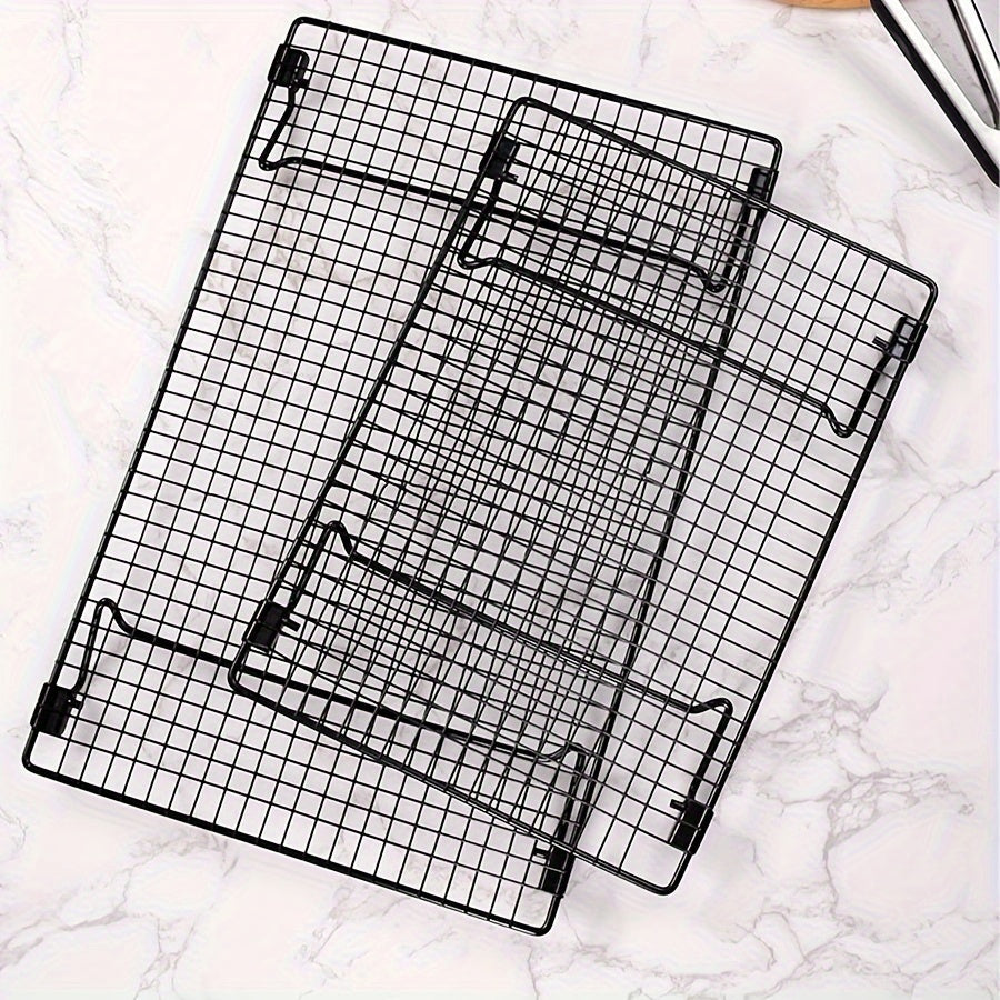 Трехуровеньная решетка из нержавеющей стали, безопасная для духовки, аксессуары для выпечки и готовки