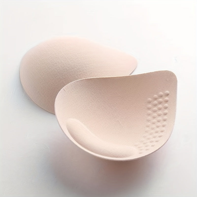 Three Pairs of Soft Thick Latex Bra Liners for Enhancing Breast Size and Comfort