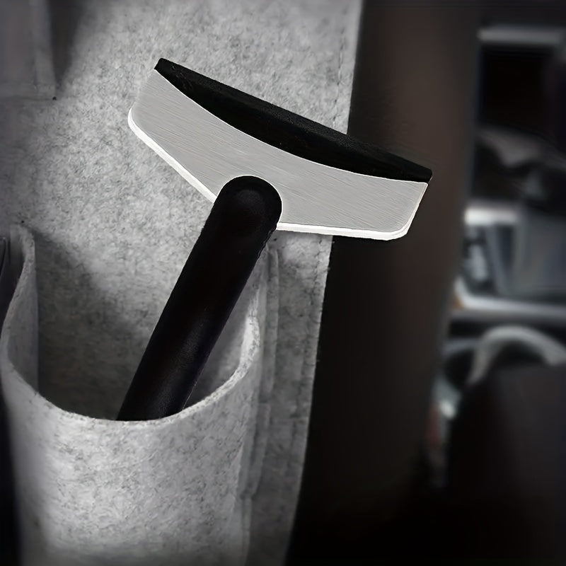 Uniseks zanglamaydigan po'latdan yasalgan avtomobil qor va muzni tozalash uchun ergonomik tutqich bilan