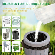 50-Pack Portable Toilet Gel Pads Leakproof Odor Control Emergency RV Sanitation