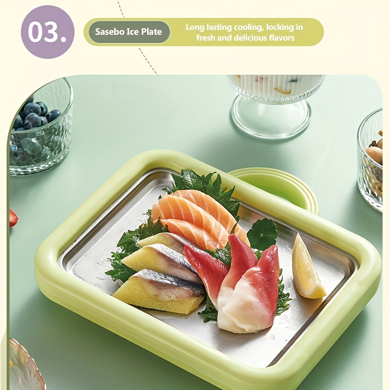 Uy uchun kichik muzqaymoq mashinasi uchun muz plitasiga ega mini qovurilgan yogurt tayyorlagich