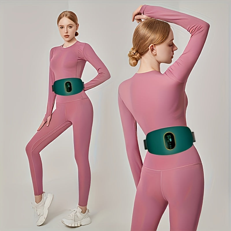 Бирюзовый USB перезаряжаемый массажер для всего тела с двойным циклом работы, портативный аккумулятор, низковольтная работа, регулируемые уровни интенсивности (99 уровней), цифровой дисплей.