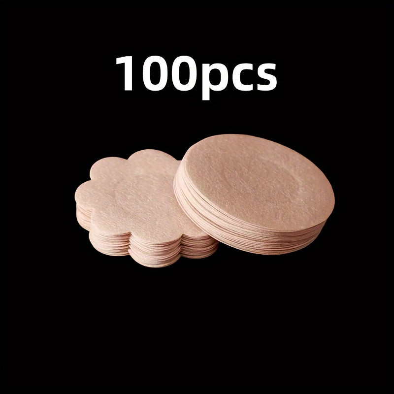 100 Pack Nipple Covers for Women Invisible Anti-Convex Lingerie Accessories