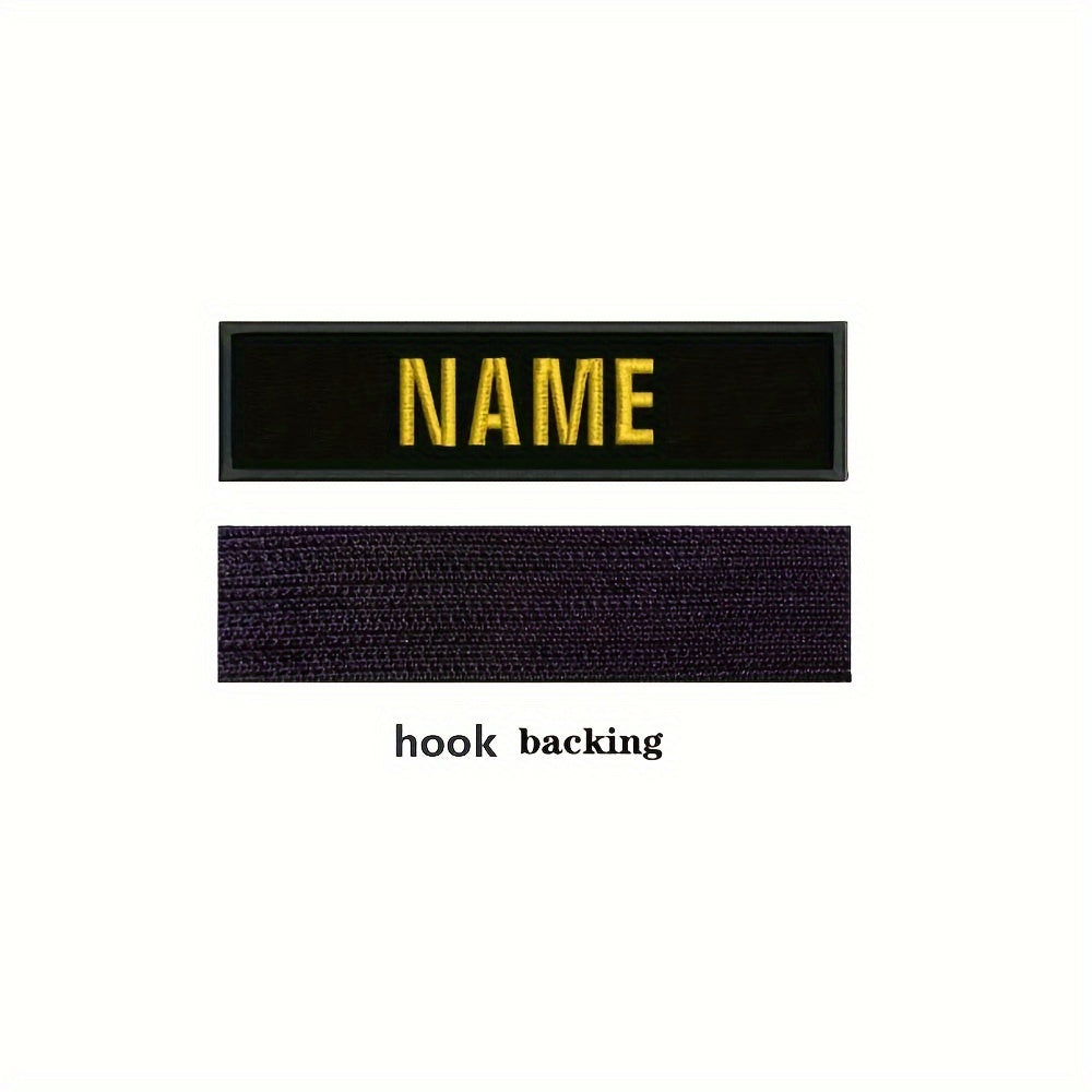 Personalized Name Patch for Bags Clothing and Hats Customizable Name Label