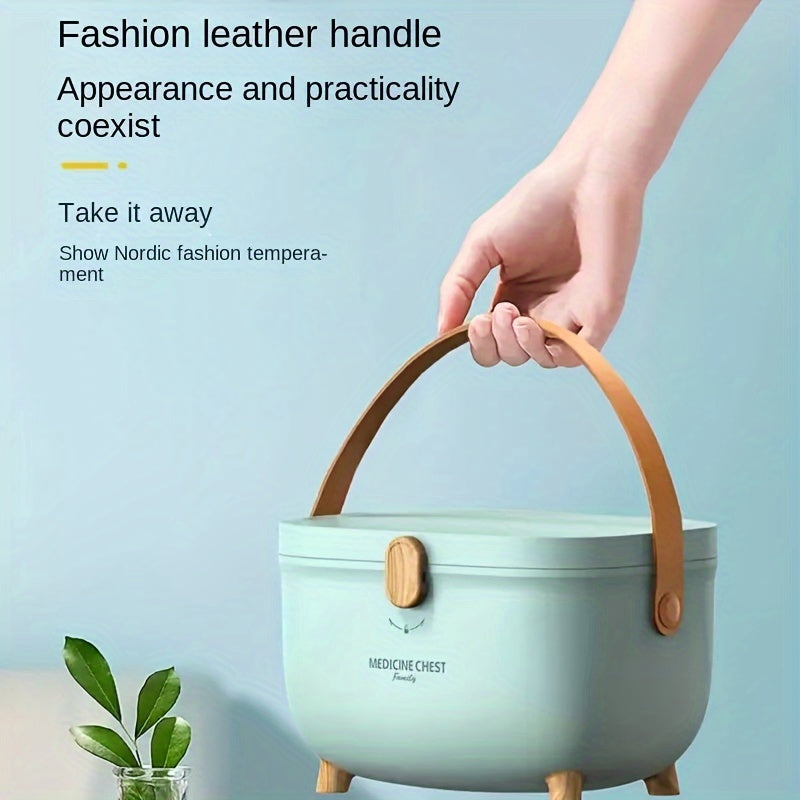 Multi-Layer Medicine Storage Box Organizer for Family Use