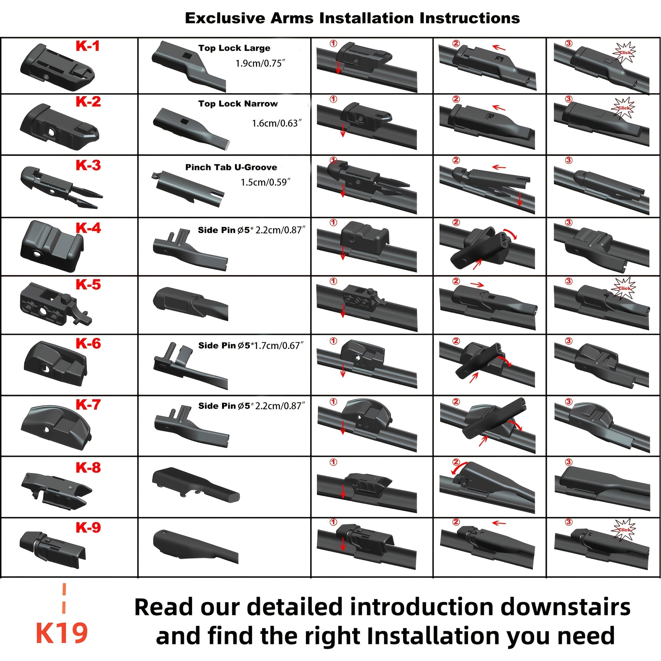 Front Wiper Blades for Tesla Model 3 Y S Windshield Replacement Accessories