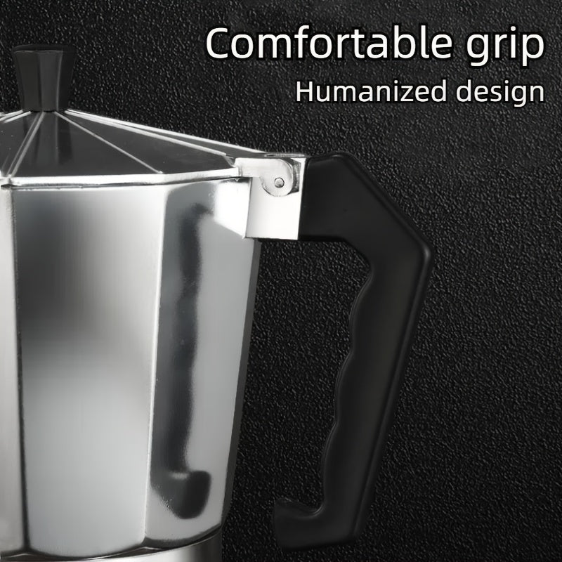 Stainless Steel Coffee Pot Classic Moka Pot Octagonal Espresso Maker