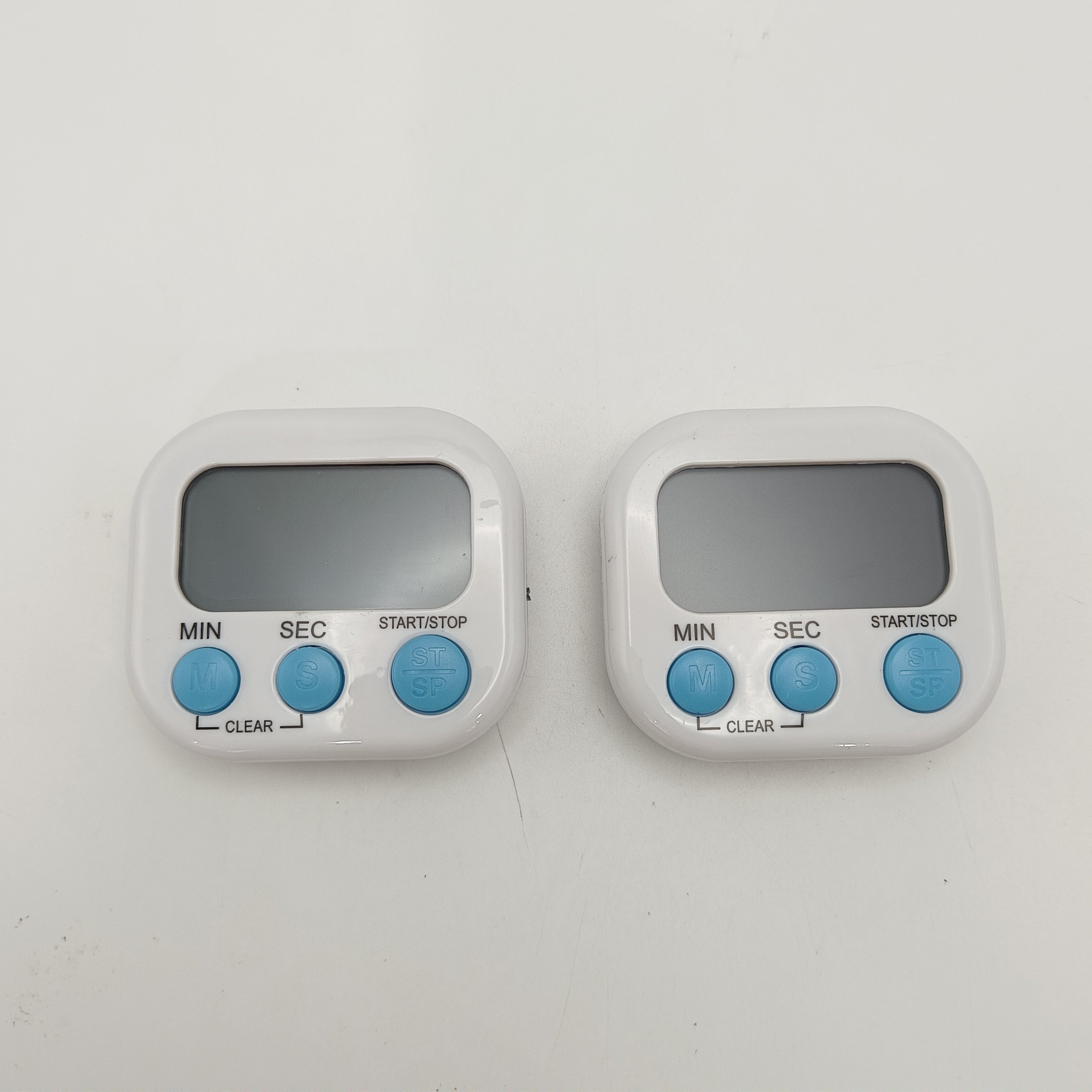 2-Pack Digital Kitchen Timer with Magnetic Backing for Cooking Baking Sports Games Office