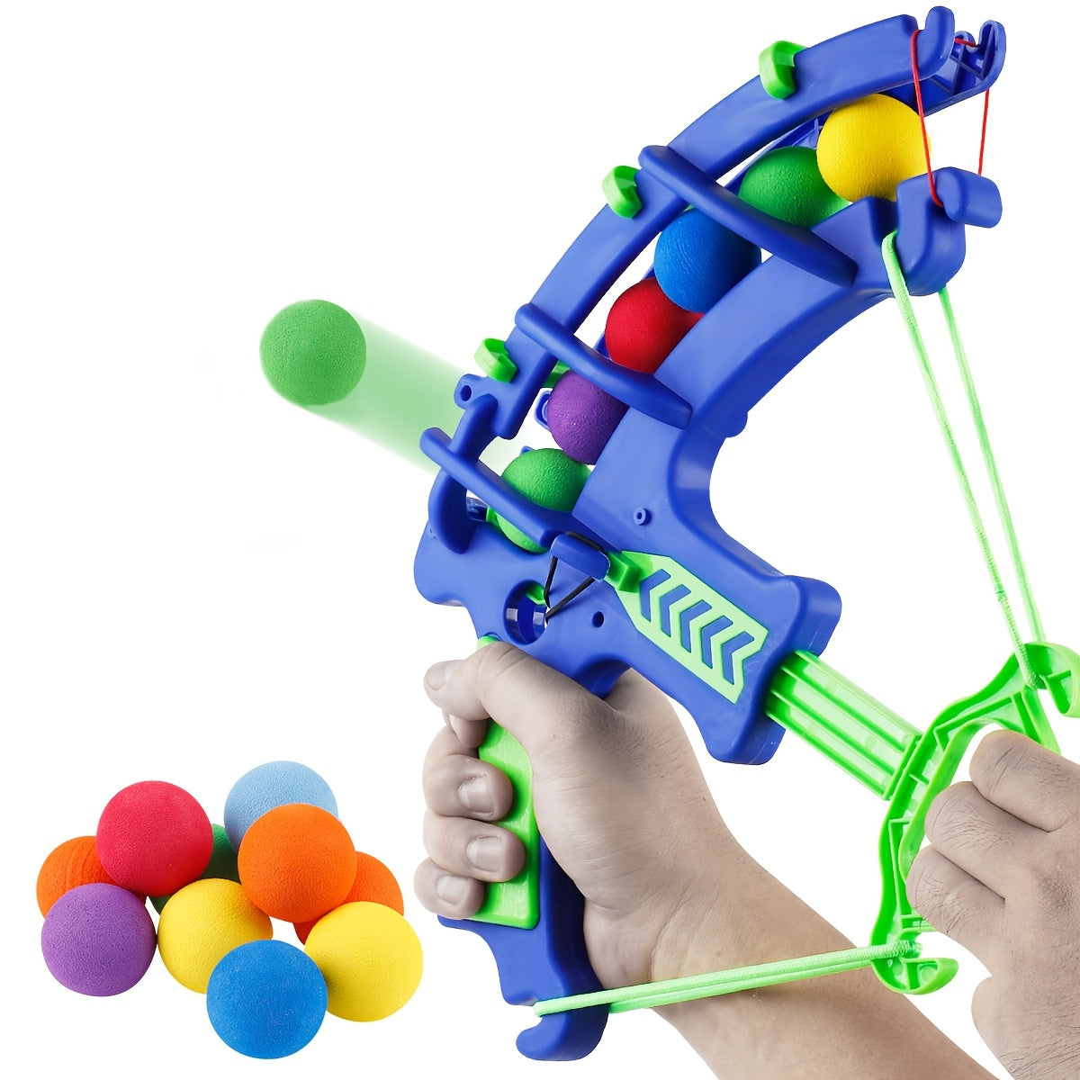 Set of 6/12 Blue Bow and Arrow Shooting Game Toys for Kids Educational Soft Bullet Target