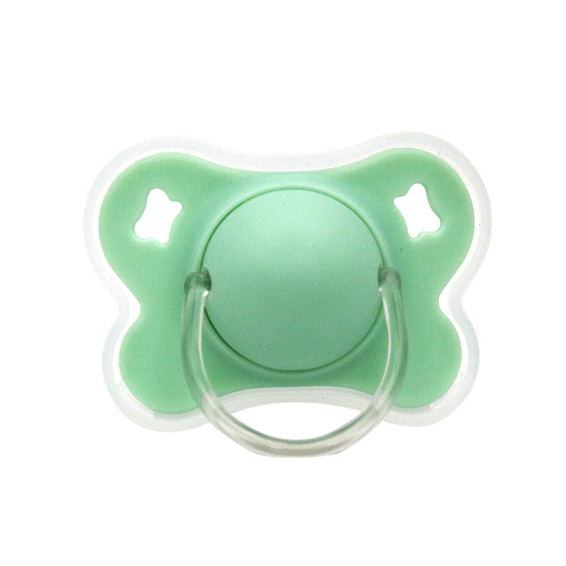 Kids Silicone Pacifier Set with Flower Design and Cover, 4 Color Options