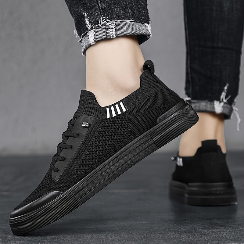 Men's Mesh Sneakers Lightweight Breathable Low Top Casual Shoes